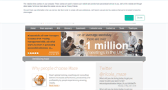 Desktop Screenshot of mazetraining.com